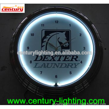 china factory neon wall clock with UL and CE